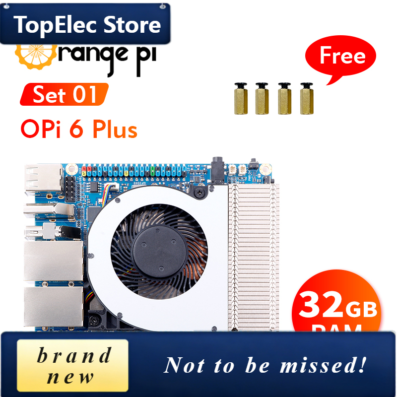Ddr5 32Gb - TopElec Orange Pi 6 Plus+Soğutucu 32GB