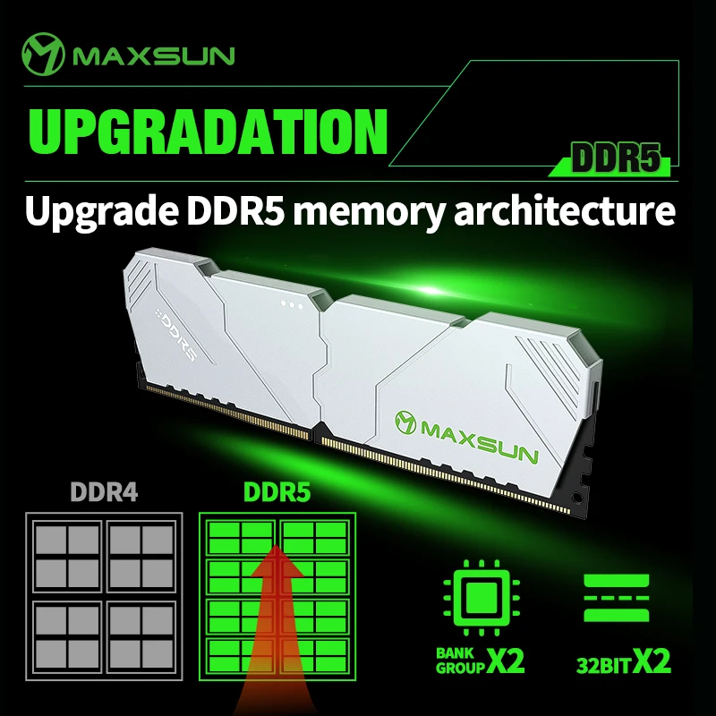 MAXSUN Soğutucu Memoria RAM DD - Ddr5 16Gb 6000Mhz incelemesi ve fiyatı