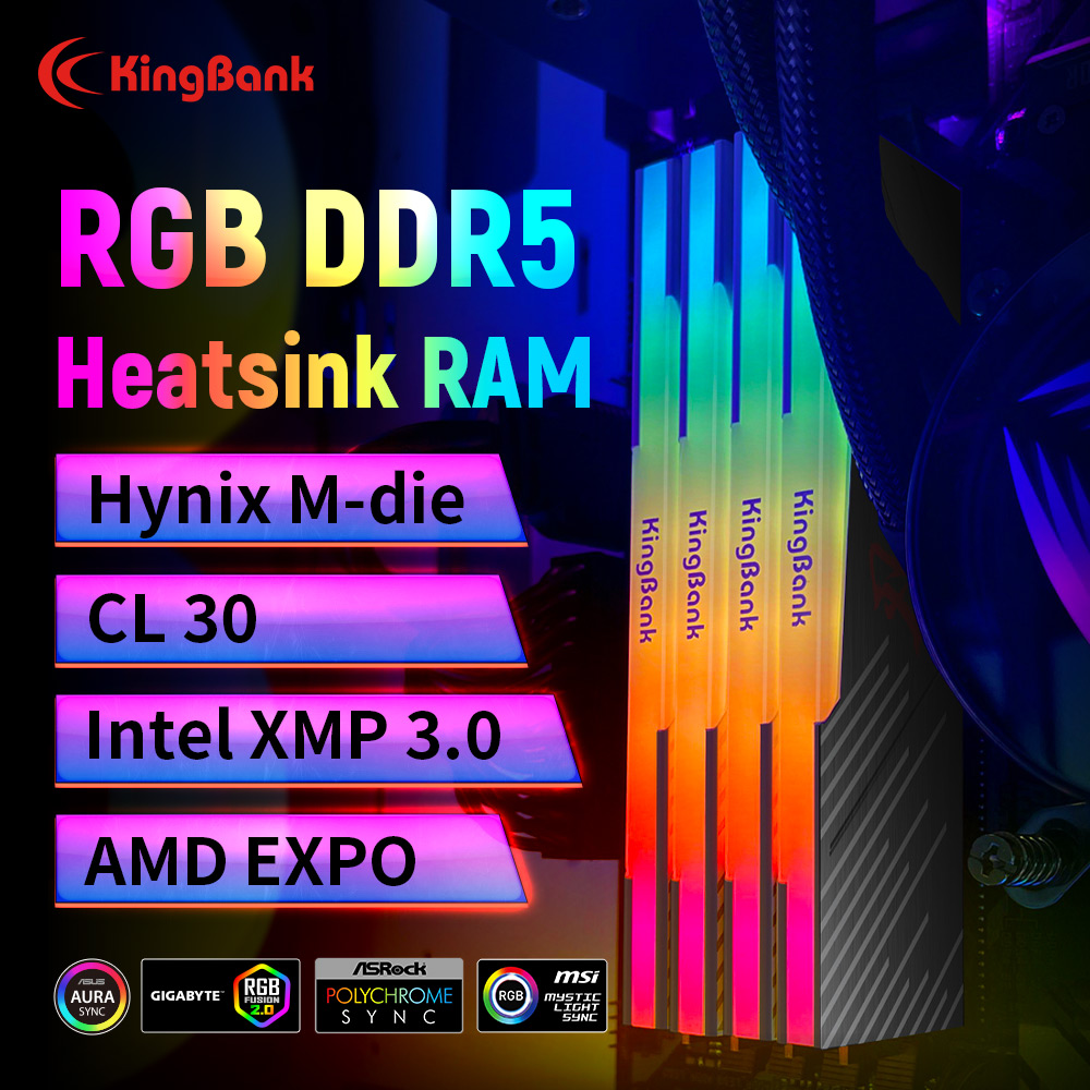 KingBank KRRB DDR5 RGB SoarBla - Ddr5 16Gb 6000Mhz incelemesi ve fiyatı
